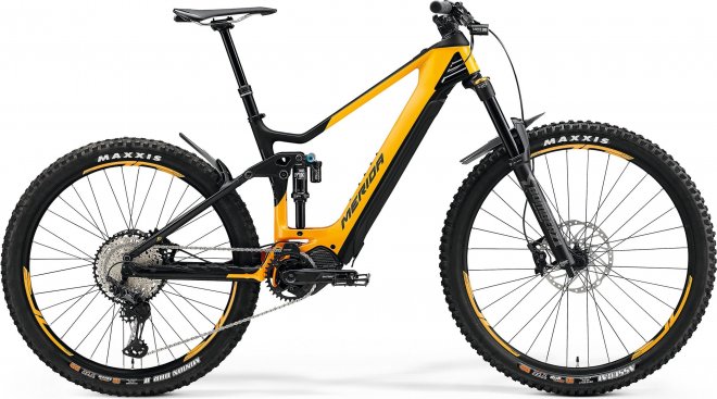 Велосипед Merida eOne-Sixty 8000 (2021) Glossy Orange/Matte Black