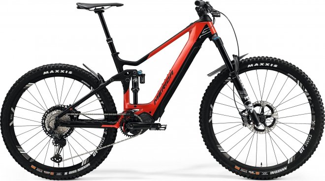 Велосипед Merida eOne-Sixty 9000 (2021) Glossy Red/Matte Black