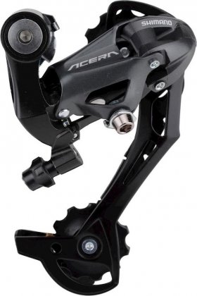 Переключатель скоростей задний Shimano Acera RD-M390-SGS, чёрный Black