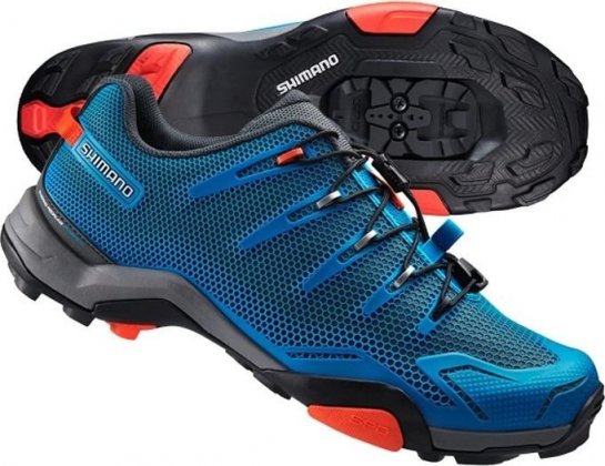 Велообувь Shimano SH-MT44, голубая Blue