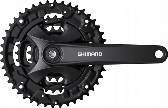 Система под квадрат Shimano FC-MT101, длина шатунов 175 мм, набор звёзд 44-32-22T, без защиты цепи