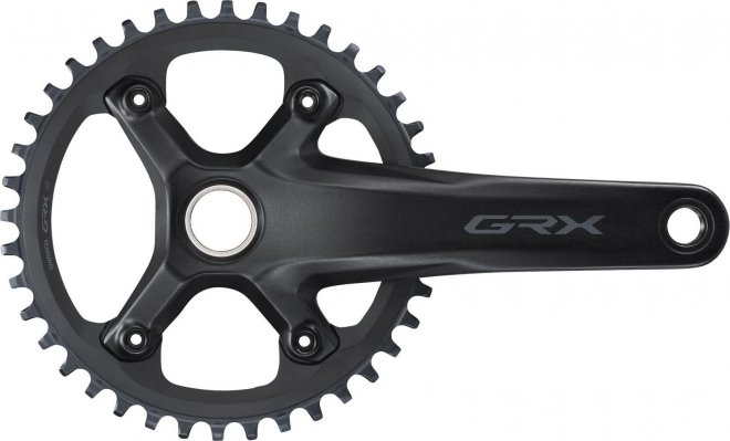 Система с интегрированным валом Shimano GRX FC-RX600-1, длина шатунов 172.5 мм