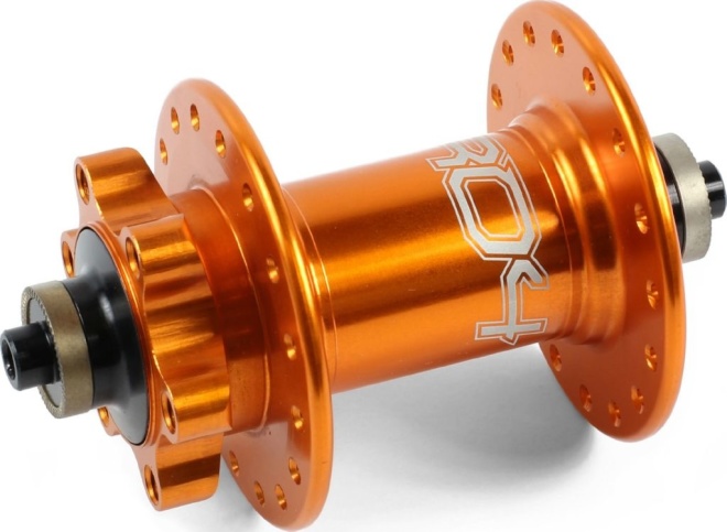 Втулка передняя Hope Pro 4 Front Disc Hub, 32 отверстия под спицы, оранжевая Orange