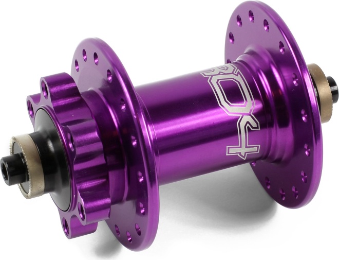 Втулка передняя Hope Pro 4 Front Disc Hub, 32 отверстия под спицы, пурпурная Purple