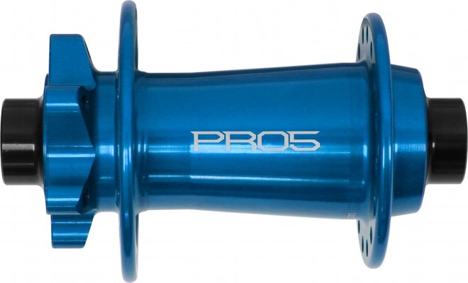 Втулка передняя Hope Pro 5 Front Disc Hub, 32 отверстия под спицы, под ось 15 мм, ширина 110 мм, синяя Blue