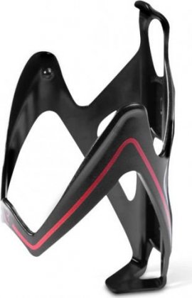 Флягодержатель Cube RFR Bottle Cage HQP, чёрный с красными элементами Black/Red