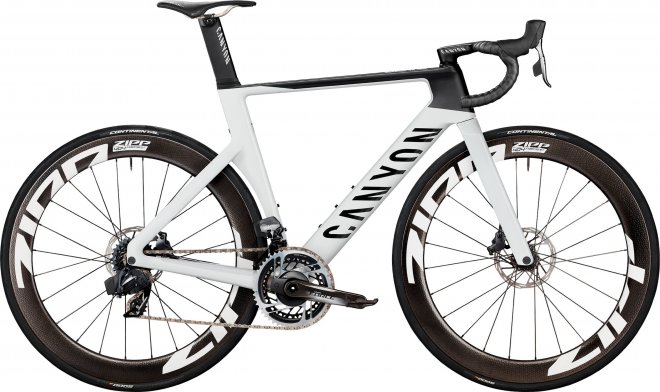 Велосипед Canyon Aeroad CF SLX 8 Disc eTap (2021) Pro White