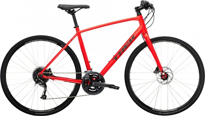 Велосипед Trek FX 2 Disc (2022) Satin Viper Red