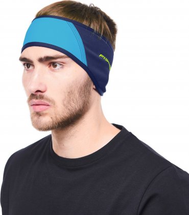 Бандана Fischer Headband - Windshell, синяя Navy Ice Blue