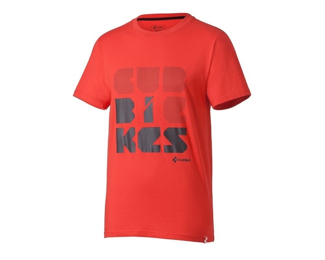 Футболка Cube T-Shirt Font, красная