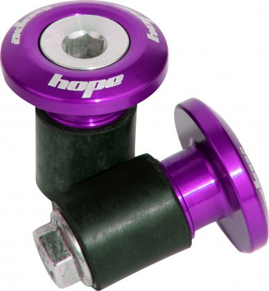 Заглушки для руля Hope Grip Doctor, пурпурные Purple