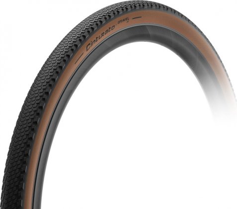 Покрышка Pirelli Cinturato Gravel H, 700x40C, чёрная с бежевыми боками Classic