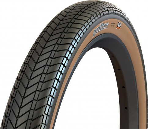 Покрышка Maxxis Grifter 29x2.50, EXO, чёрная с бежевыми боками Tanwall