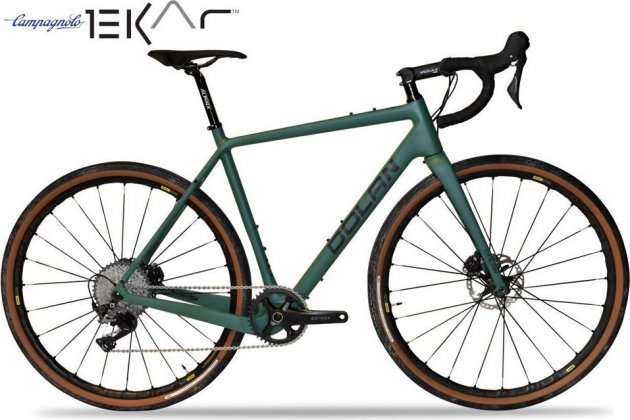 Велосипед Dolan GXC Carbon Disc Gravel Bike - Campag Ekar-1x13 (2022) Army Green