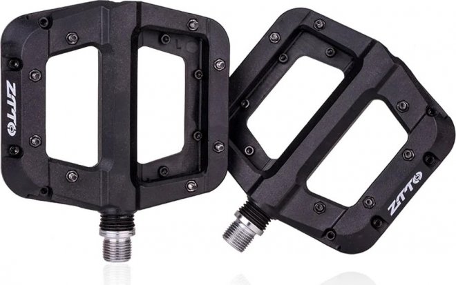 Педали-платформы ZTTO K991 Nylon Flat Pedals, чёрные Black