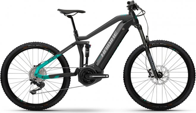 Велосипед Haibike AllMtn 1 (2022) Anthracite/Turquoise