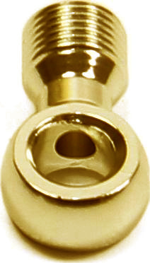 Коннектор Hope 90° Connector (Suit 5mm & S.S. Hose), золотистый Gold
