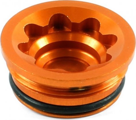 Крышка калипера Hope V4 Large Bore Cap, оранжевая Orange