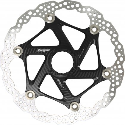 Тормозной диск Hope Floating Centrelock Rotor, диаметр 203 мм, чёрный Black