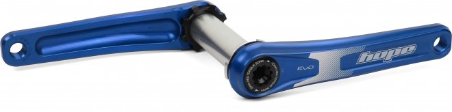 Шатуны без паука Hope Evo Crankset No Spider, длина шатунов 175 мм, синие Blue