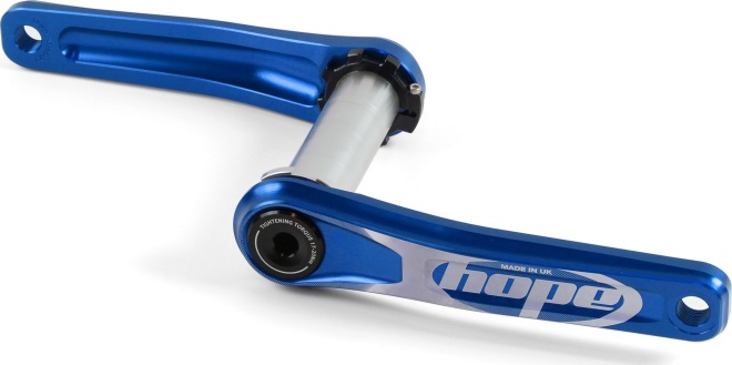 Шатуны без паука Hope Crankset No Spider, длина шатунов 175 мм, синие Blue