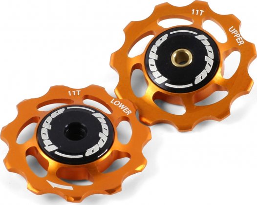 Ролики для заднего переключателя Hope Jockey Wheels 11 Tooth, оранжевые Orange