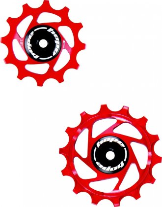 Ролики для заднего переключателя Hope 12/14 Tooth Jockey Wheels, красные Red
