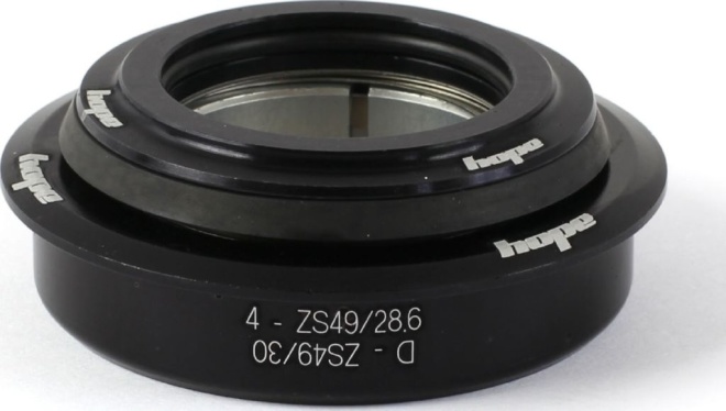 Верхняя часть рулевой колонки Hope Top Cup Assembly Type 4 Stepdown Traditional ZS49/28.6 (49.57), чёрная Black