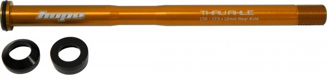 Ось задняя Hope Thru Axle Rear 172-173, оранжевая Orange