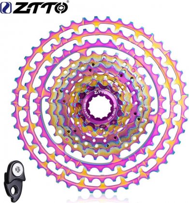 Кассета ZTTO SLR 2 Rainbow Cassette HG Ultralight 11-46T, 10 скоростей