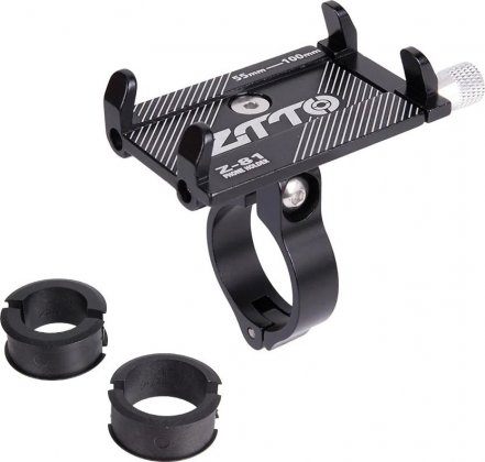 Держатель для смартфона ZTTO bicycle phone holder Reliable Mount Universal MTB Mobile Cell GPS Metal Motorcycle Holder on Road bike Moto M365 Handlebar Z-81, чёрный Black
