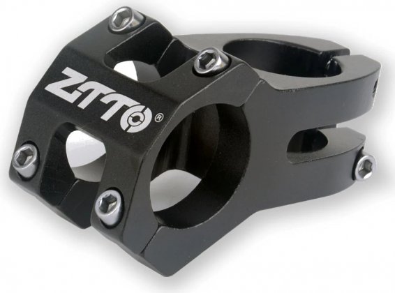 Вынос руля ZTTO Enduro High-Strength 45mm Lightweight 31.8mm CNC Machined Stem Alumium, чёрный Black