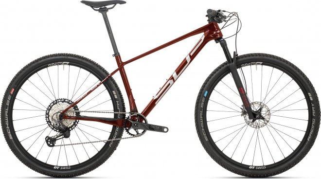 Велосипед Superior Team 29 Issue (2023) Glossy Red Carbon/Chrome