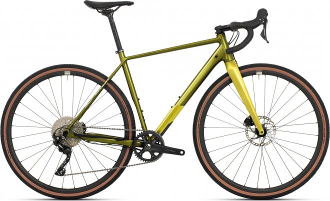 Велосипед Superior X-Road Comp GR (2023) Glossy Olive/Lime Yellow
