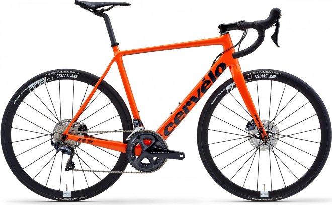 Велосипед Cervelo R-Series Disc Ultegra (2020) Orange/Navy