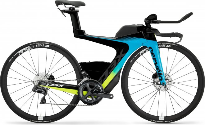 Велосипед Cervelo P3X Disc Ultegra Di2 2.0 (2020) Riviera/Fluoro/Black