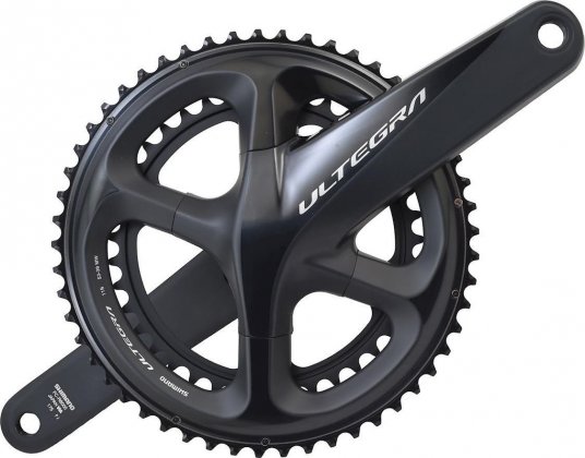 Система с интегрированным валом Shimano Ultegra FC-R8000, длина шатунов 175 мм, набор звёзд 53-39T