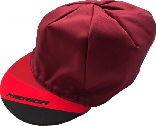 Кепка велосипедная Merida Racing Cap CX Design, пурпурно-красная Red