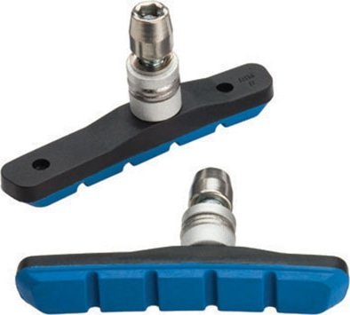 Тормозные колодки для ободного V-brake Jagwire Mountain Sport Brake Pads 908T, синие Blue