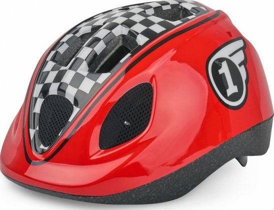 Шлем детский Polisport XS Kids - Bicycle Helmet for Kids, красный Red Race