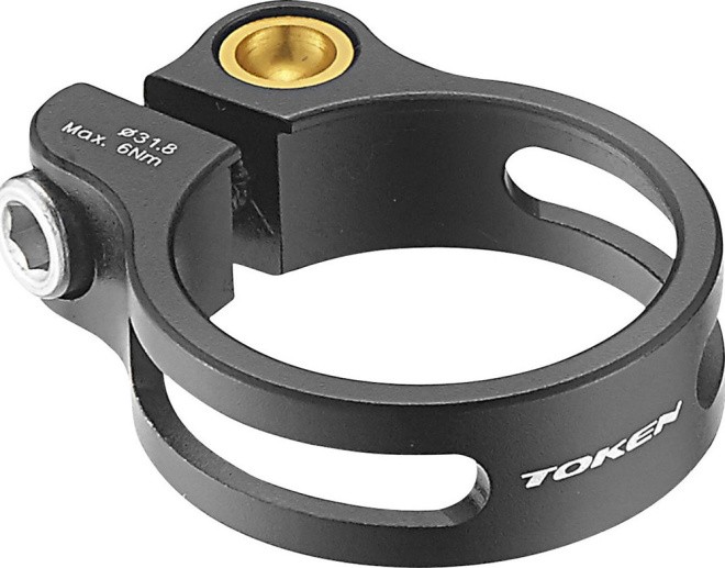 Хомут для подседельного штыря Token Super lite Seatpost Clamp, диаметр 31.8 мм