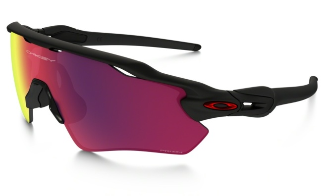 Очки спортивные Oakley Radar EV Path Prizm Road, чёрно-красные