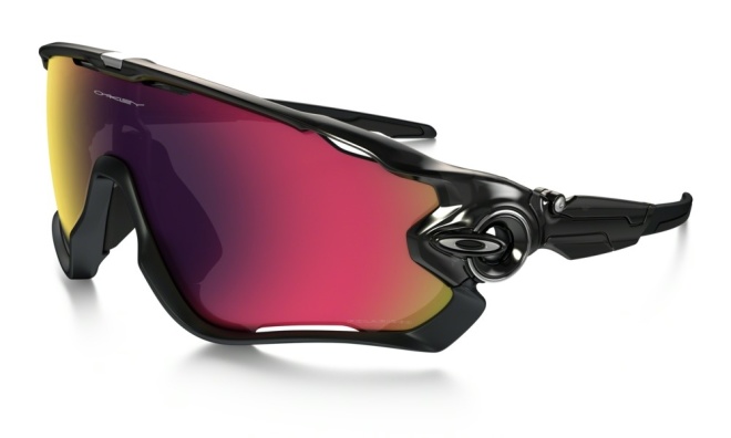 Очки спортивные Oakley Jawbreaker Polarized Black Ink Red Iridium, чёрные с красными линзами