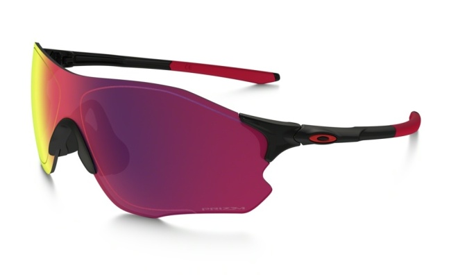 Очки спортивные Oakley Evzero Path Prizm Road, чёрно-красные