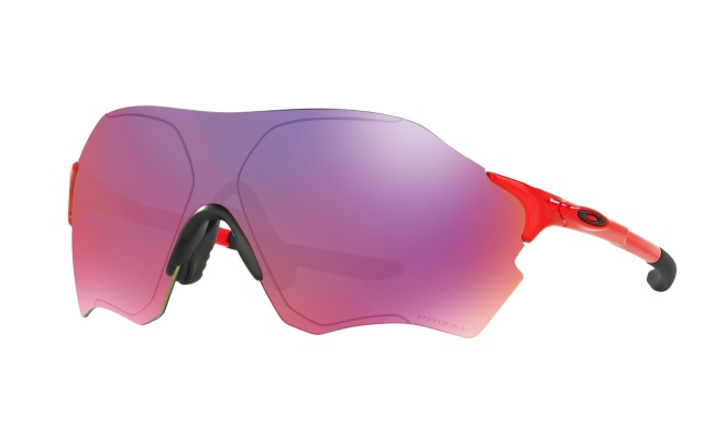 Очки спортивные Oakley Evzero Range Prizm Road, Infrared, красно-чёрные