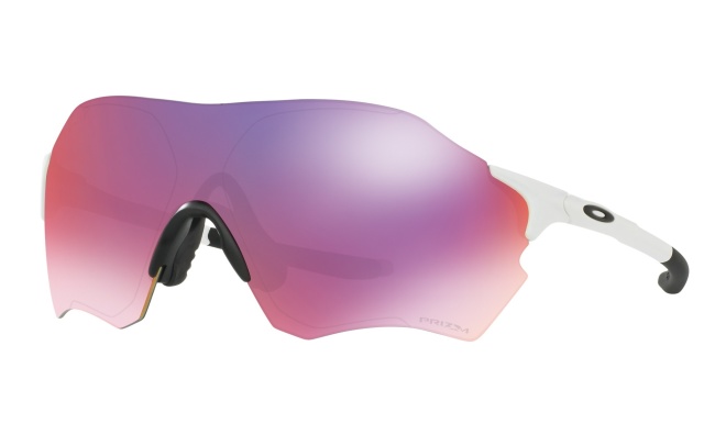 Очки спортивные Oakley Evzero Range Prizm Road, Matte White, бело-чёрные