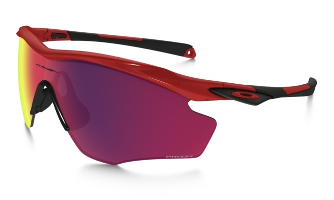 Очки спортивные Oakley M2 Frame XL Prizm Road, красно-чёрные