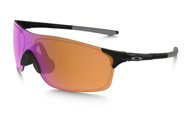 Очки спортивные Oakley Evzero Pitch Prizm Trail, чёрно-серые