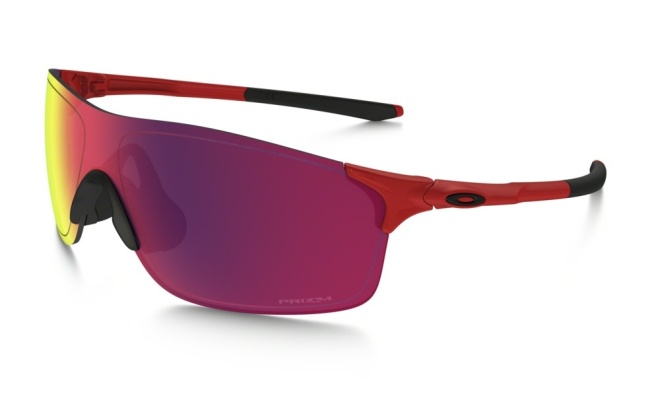 Очки спортивные Oakley Evzero Pitch Prizm Road, красно-чёрные