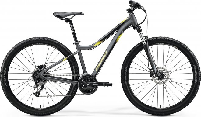 Велосипед Merida Matts 7.40 (2020) Matte Anthracite/Yellow/Black